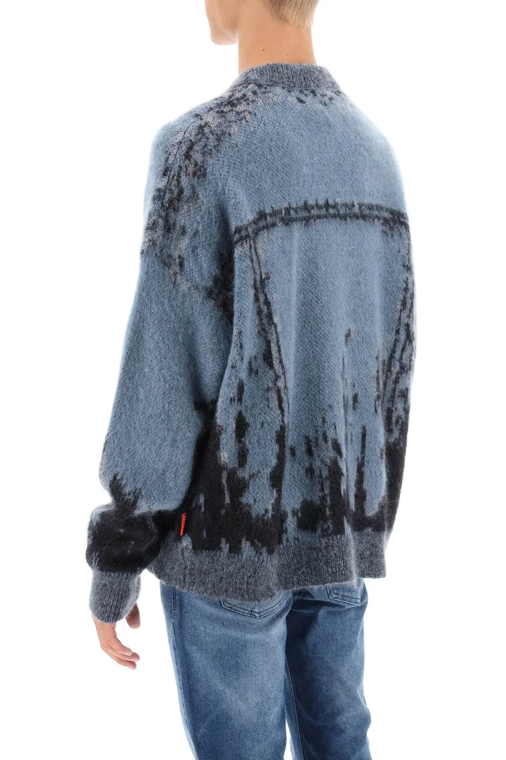 K-Patmos Patterned-Intarsia Sweatshirt
