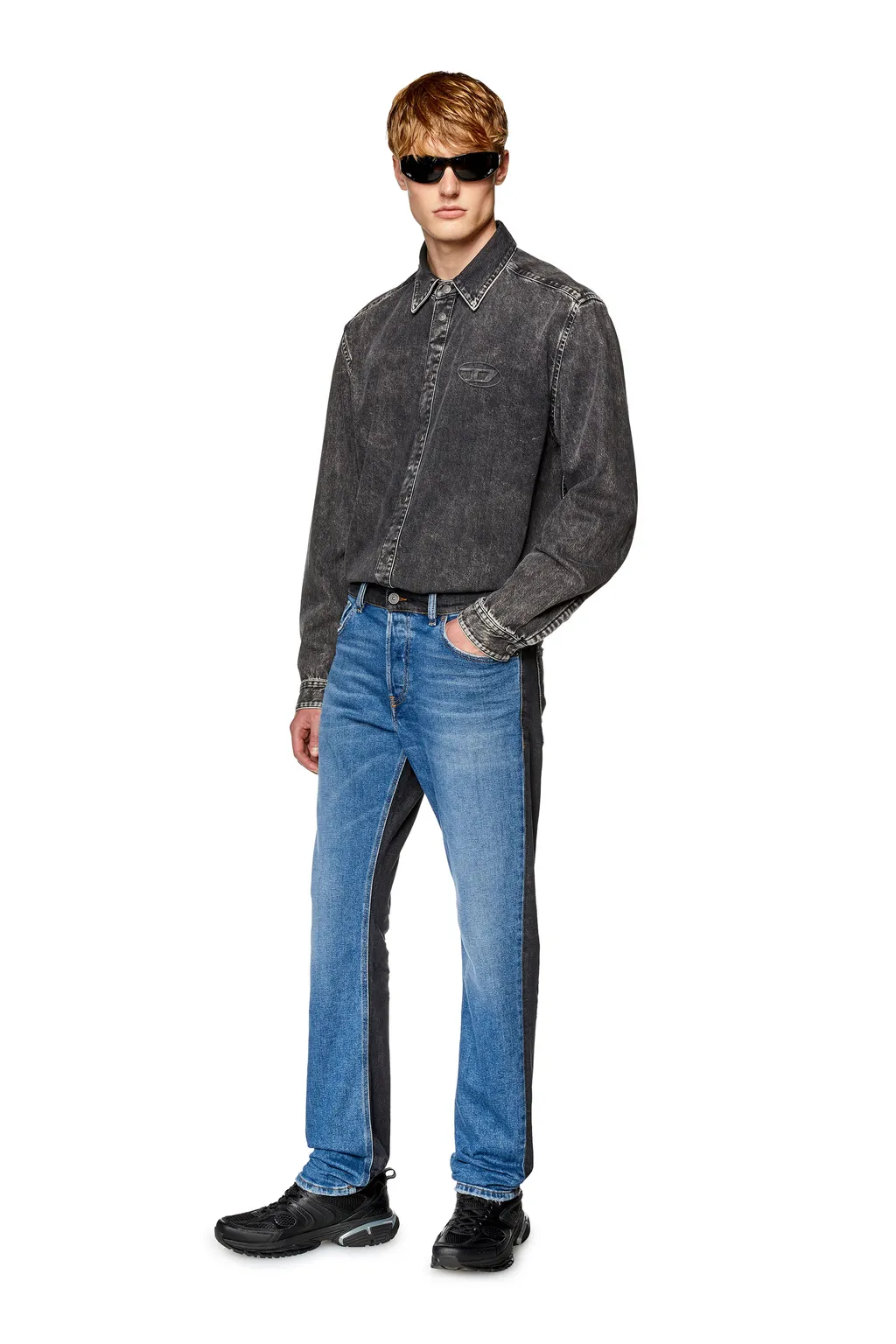 1995 D-Sark Mid-Rise Straight-Leg Jeans