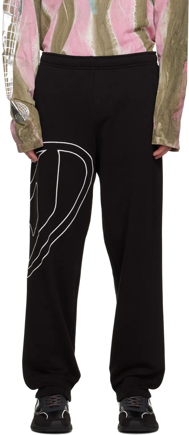 Oval-D Logo Embroidered Track Pants