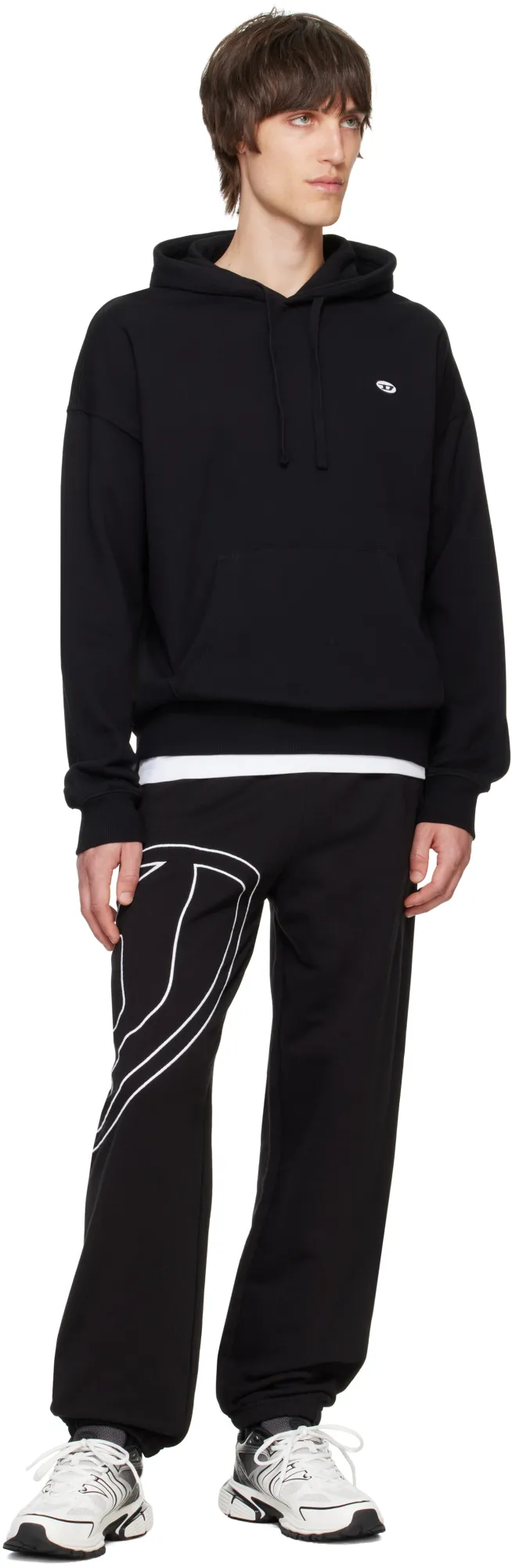 Oval-D Logo Embroidered Track Pants