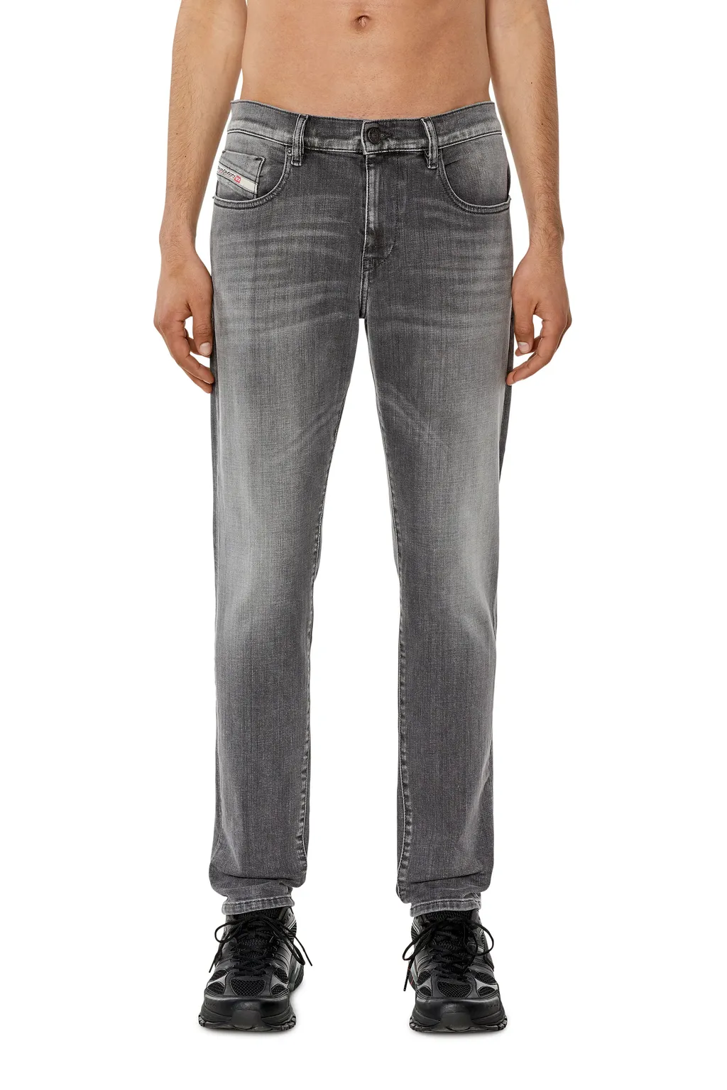 D-Strukt Low-Rise Slim-Fit Jeans