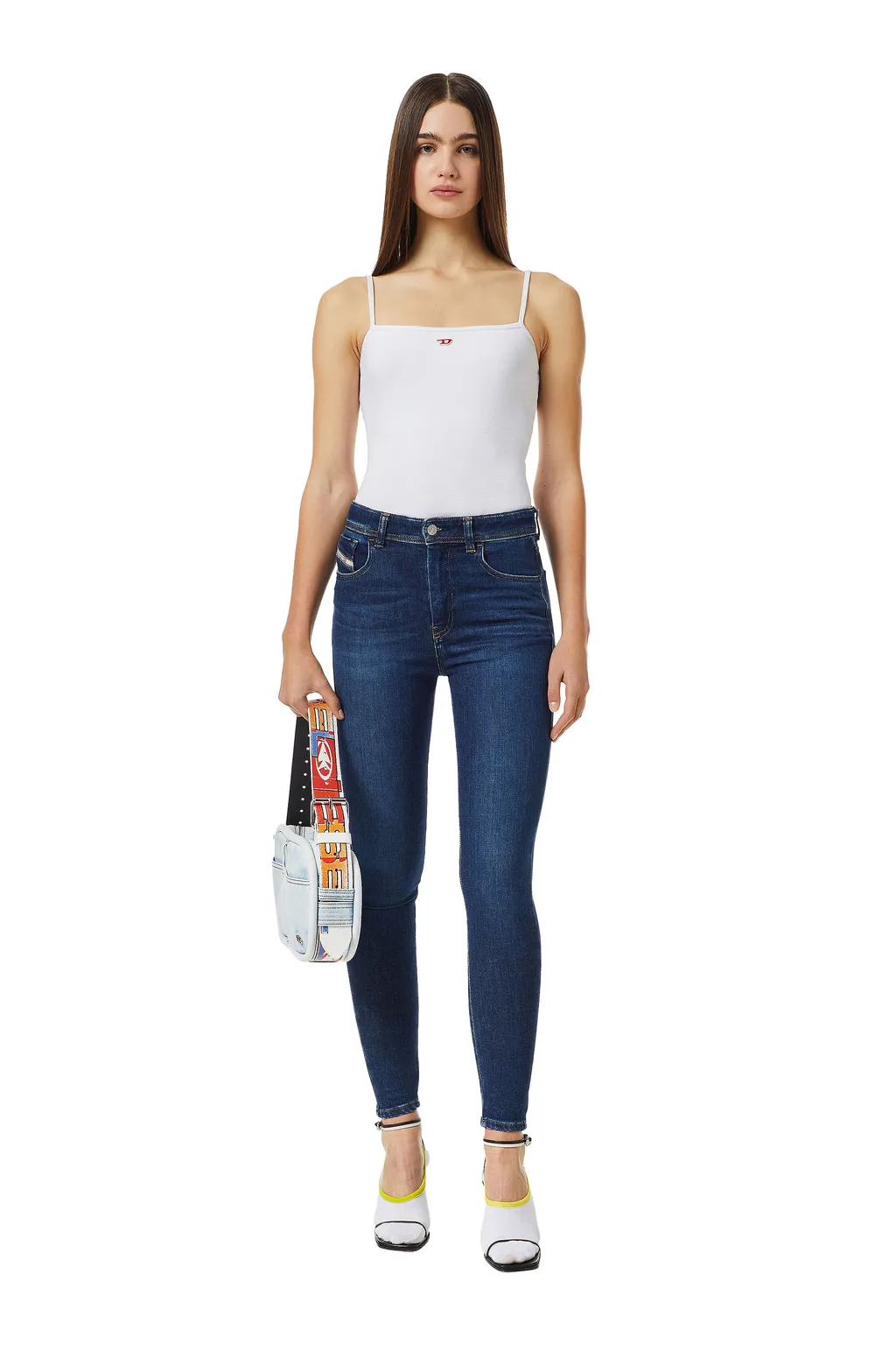 Logo-Patch Denim Jeans