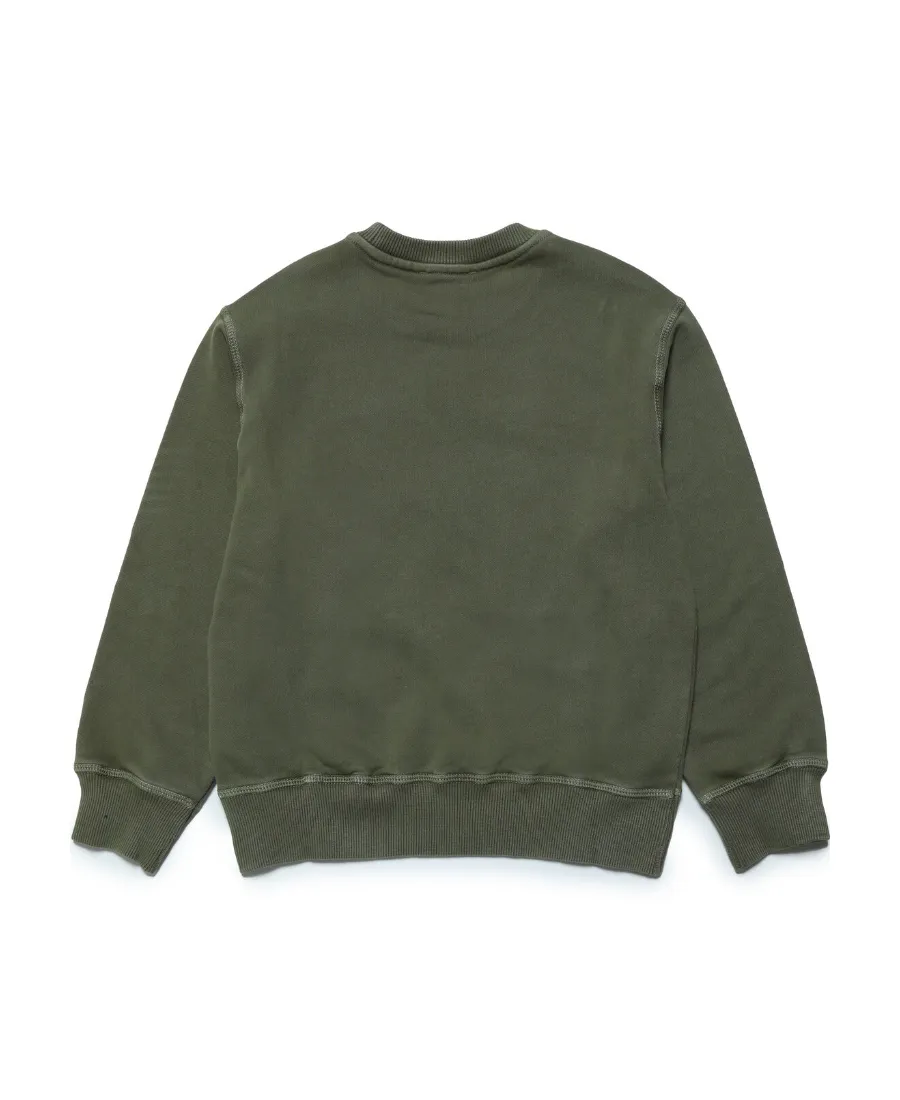 Sginneco Logo Printed Crewneck Sweatshirt