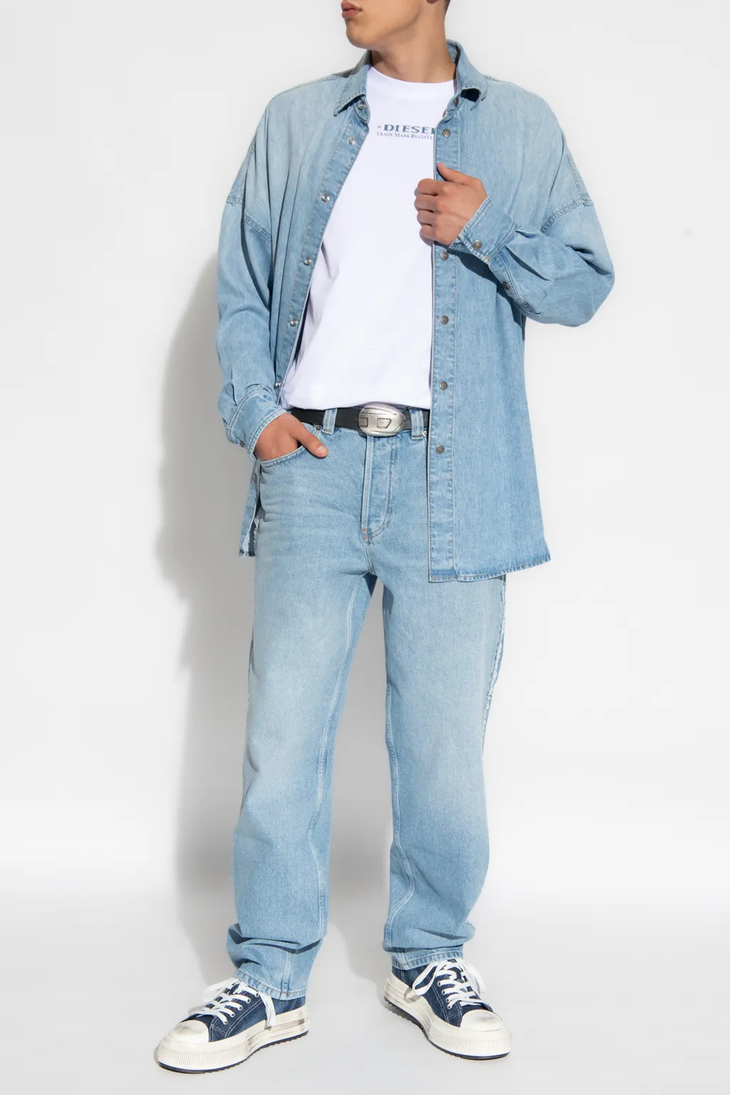 D-Kama Long-Sleeve Denim Shirt