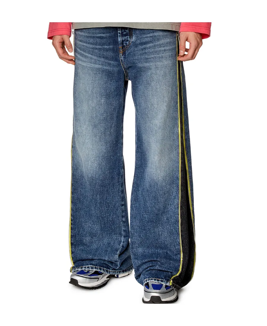 Logo-Patch Wide-Leg Jeans