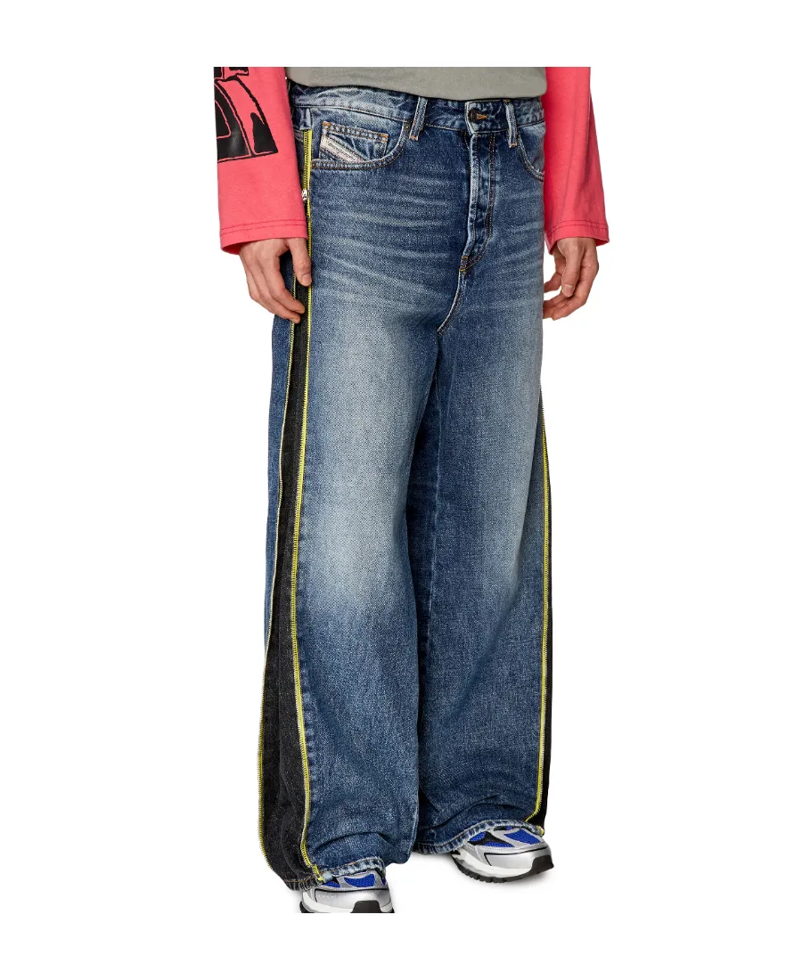 Logo-Patch Wide-Leg Jeans