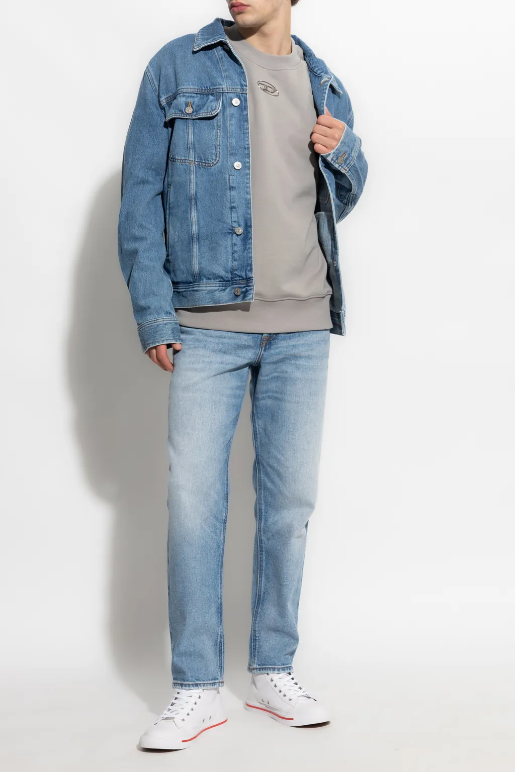 Short-Sleeved Round-Neck Sweater