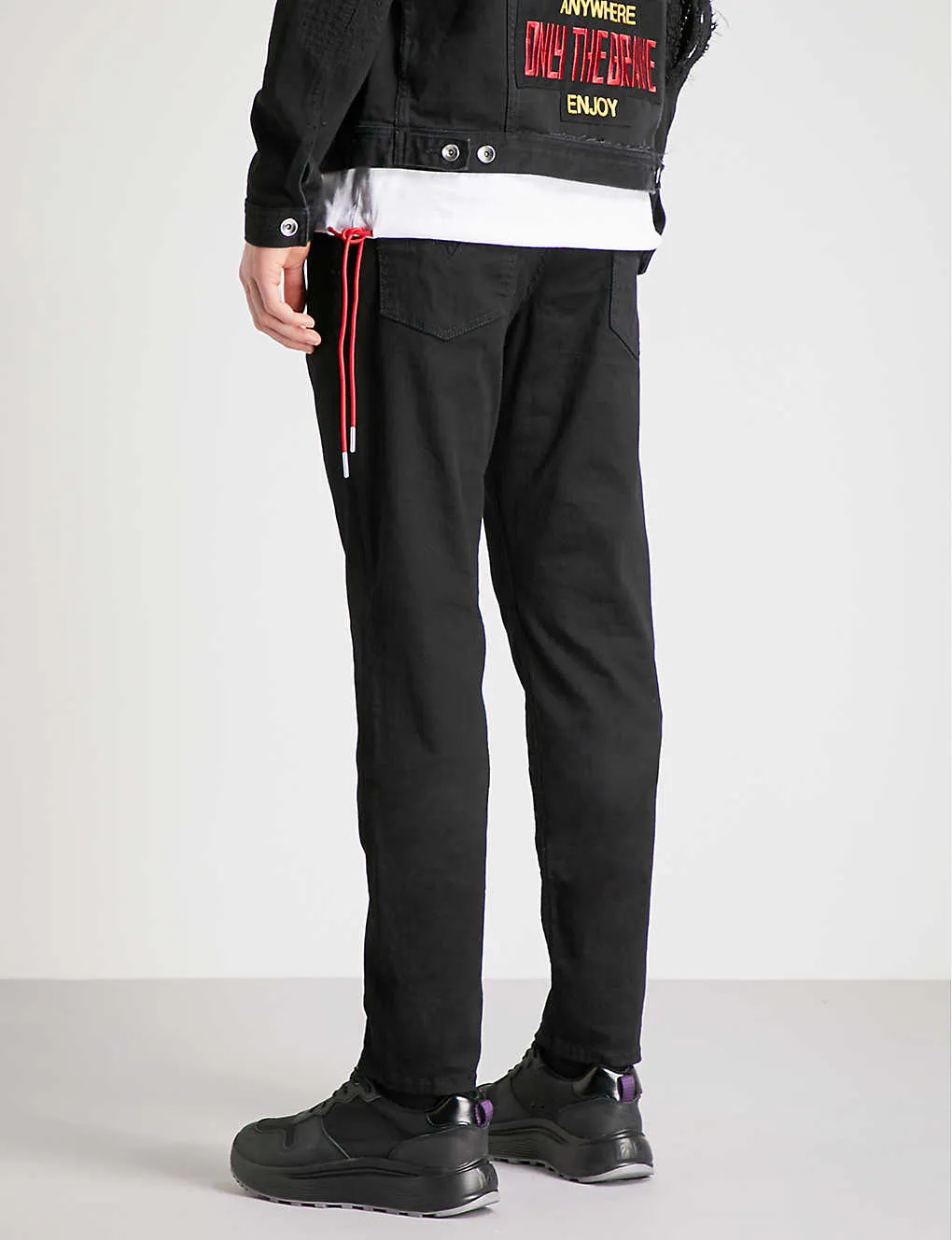 Logo Denim Pants