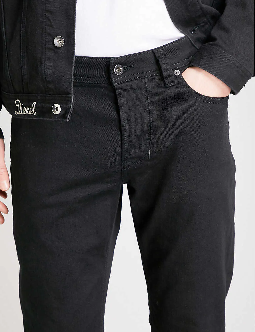 Logo Denim Pants