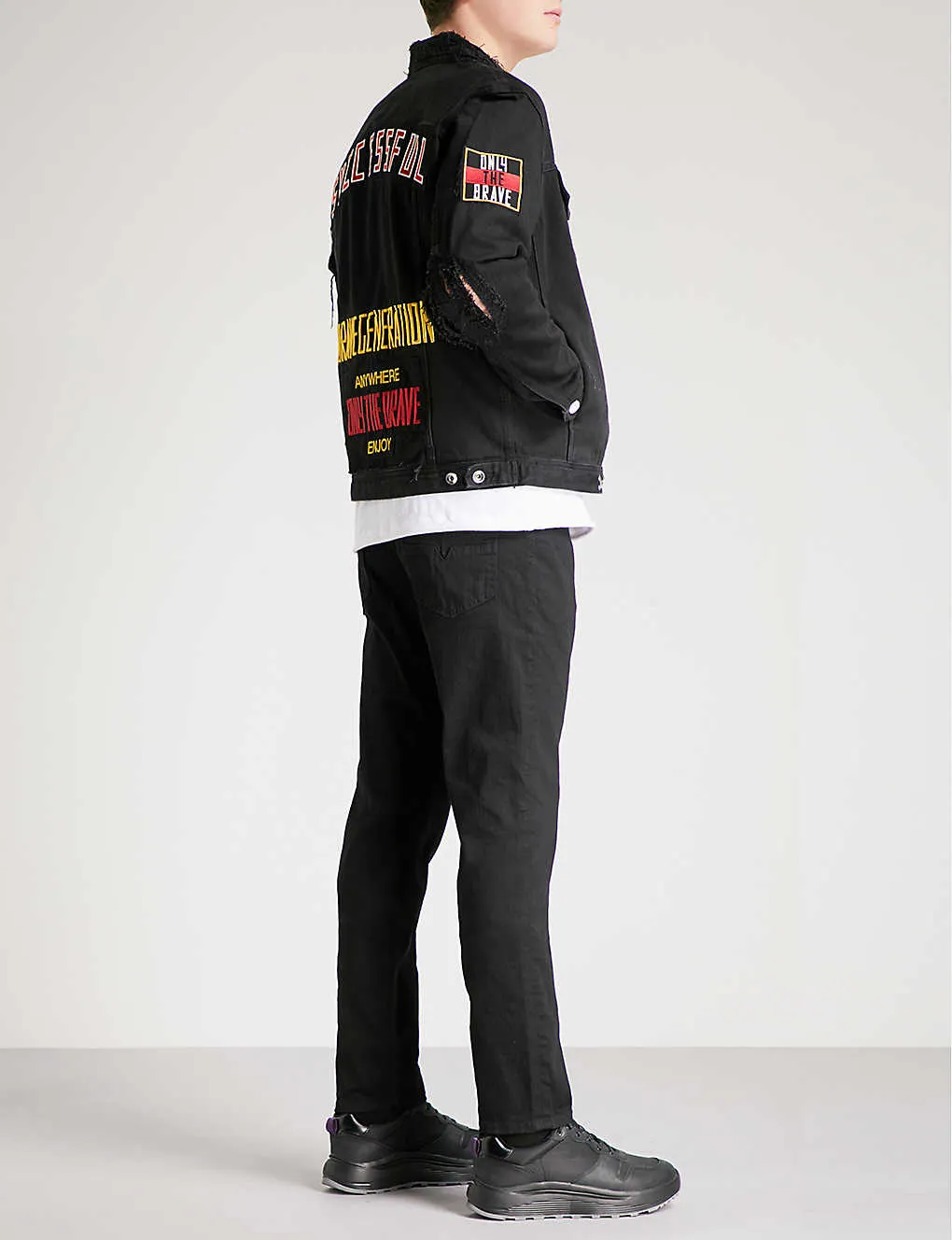 Logo Denim Pants