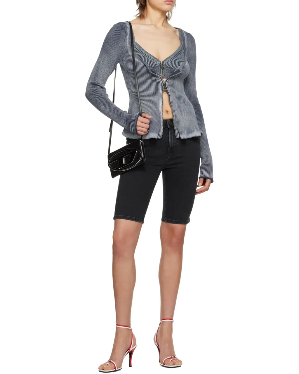 De-Ginny Stretch Denim Shorts