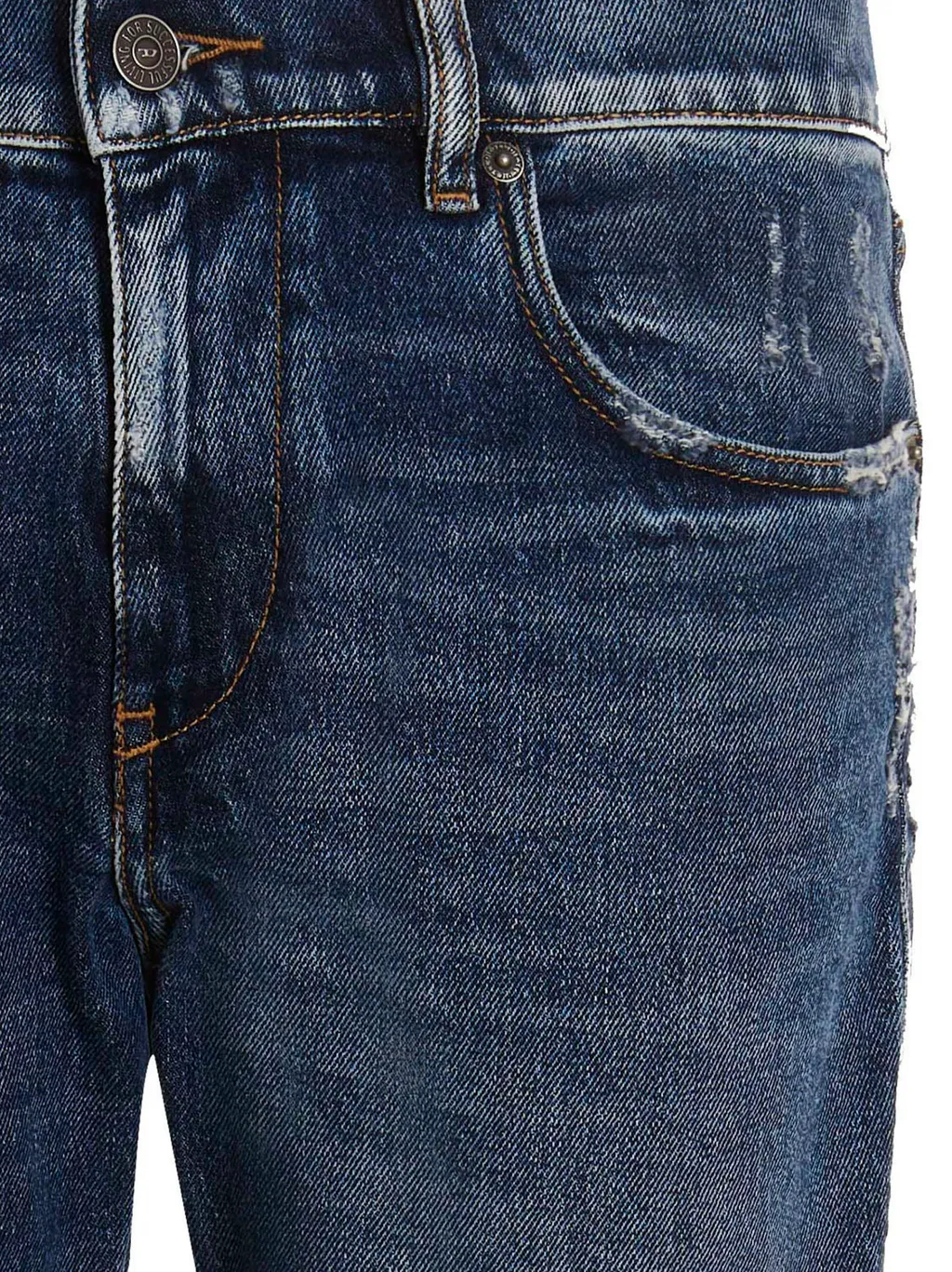 D Strukt Logo Detailed Jeans
