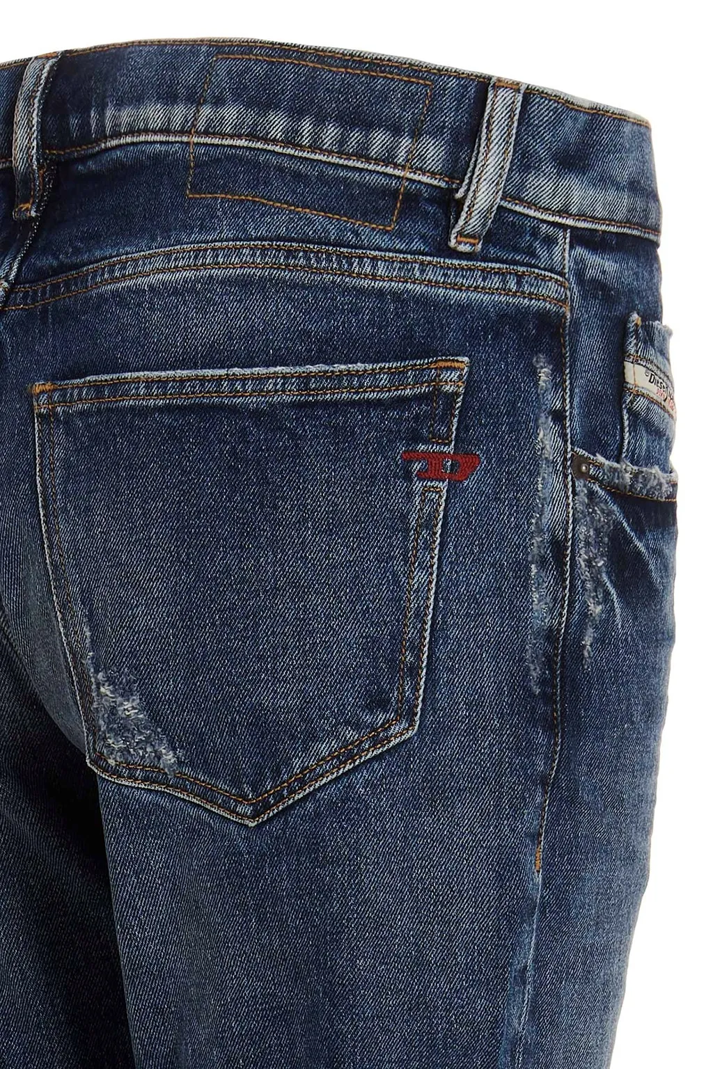 D Strukt Logo Detailed Jeans