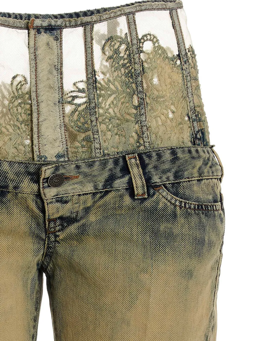 High-Waist Flared Jeans