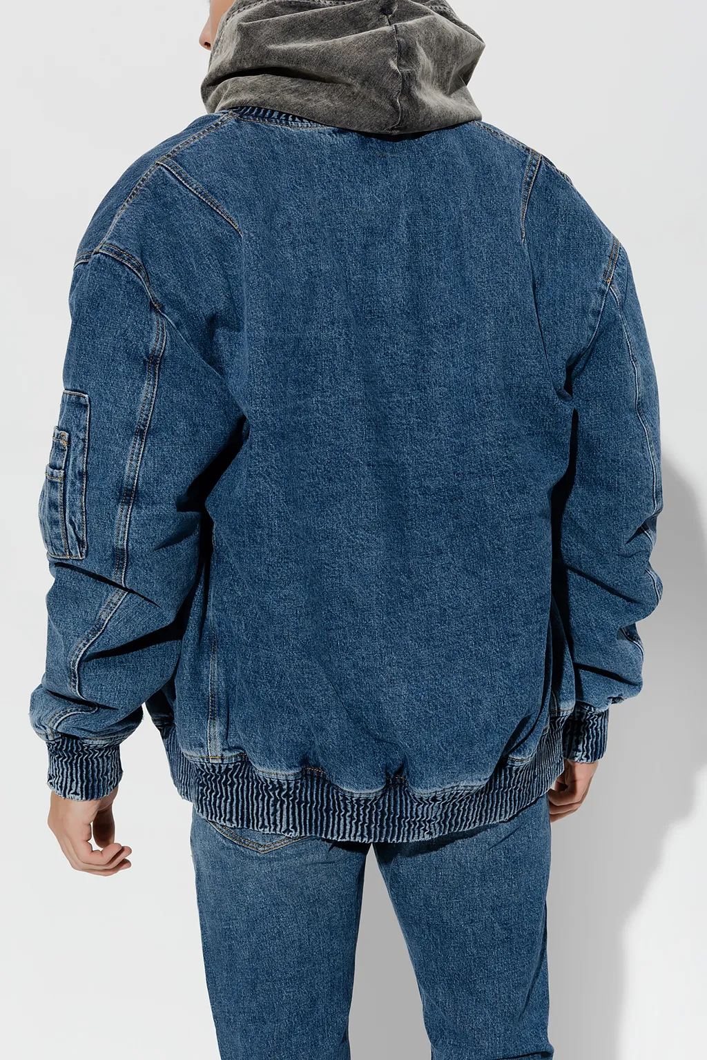 Faded Effect Denim Jacket