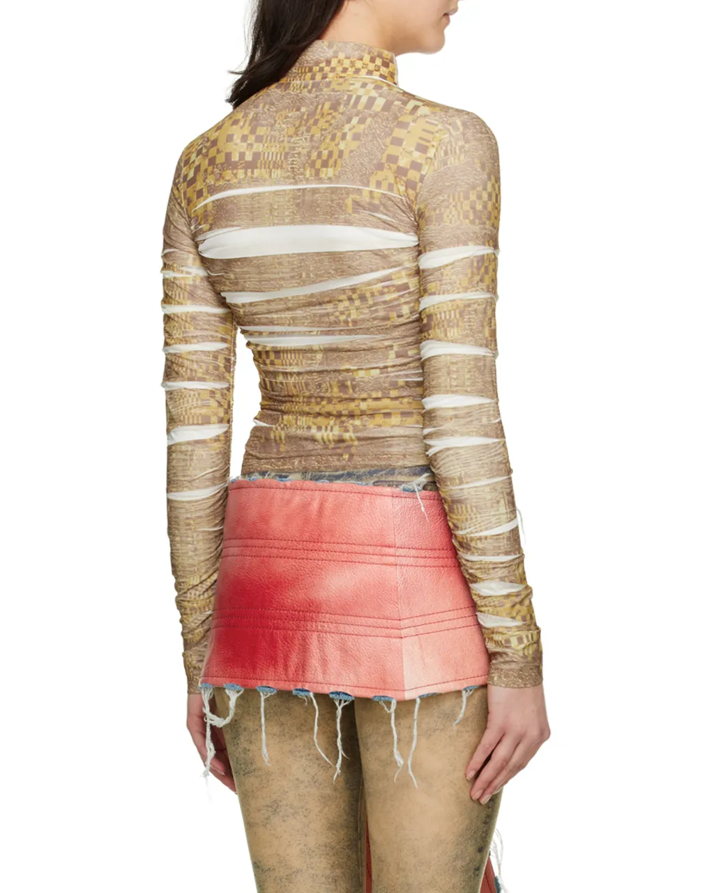 C-Adonis Draped Zip Shirt