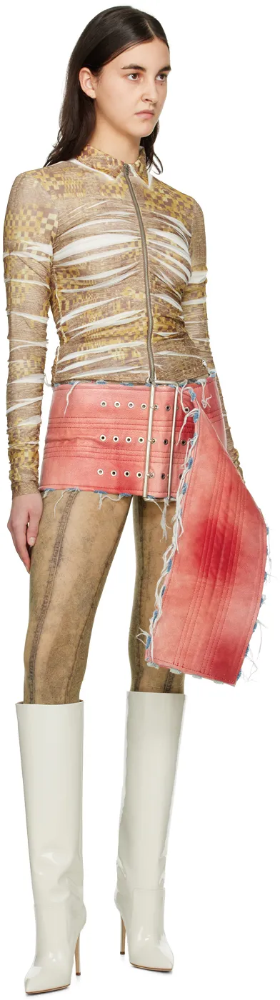 C-Adonis Draped Zip Shirt