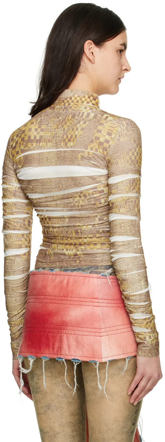 C-Adonis Draped Zip Shirt
