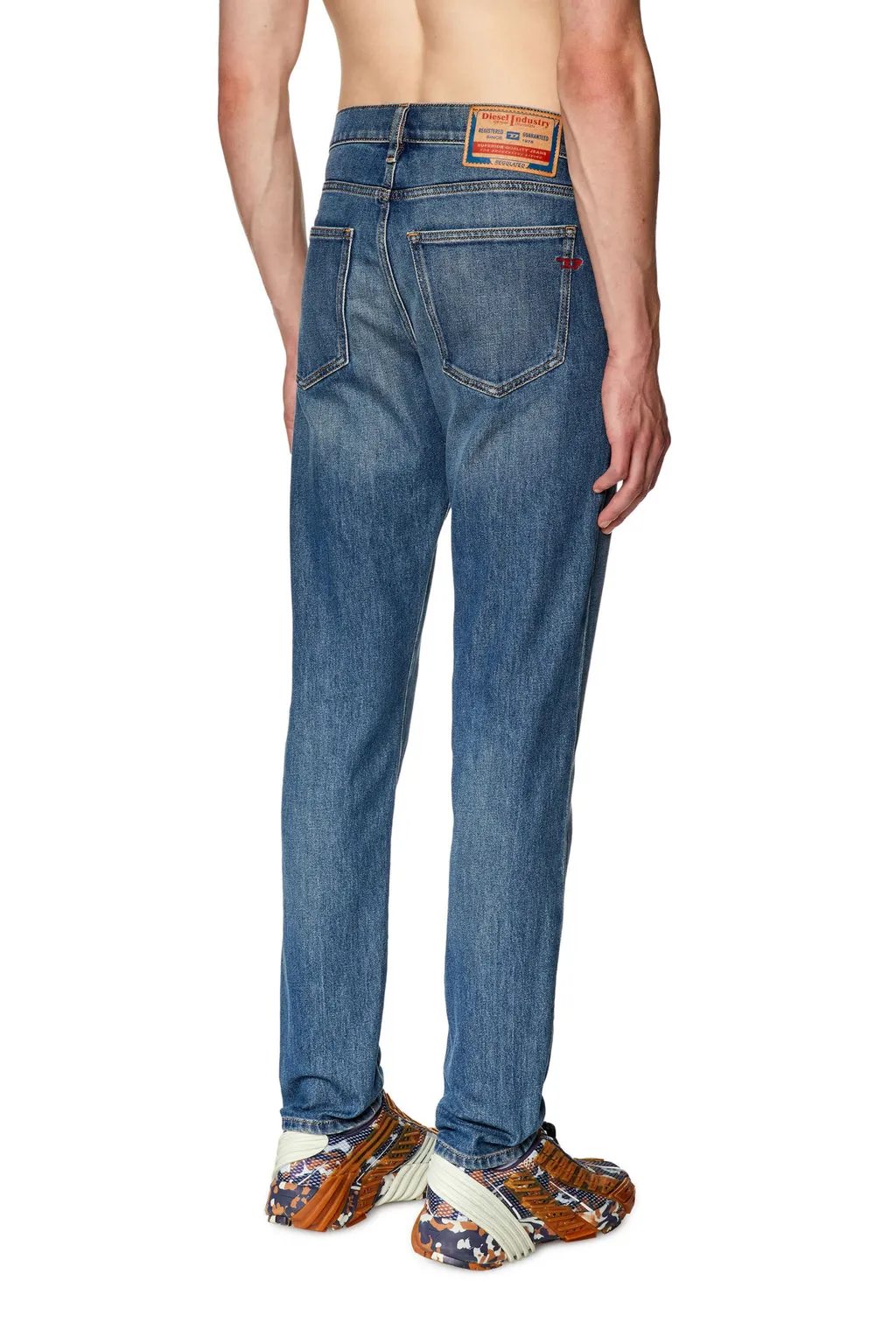 D-Strukt Logo Embroidered Slim Jeans