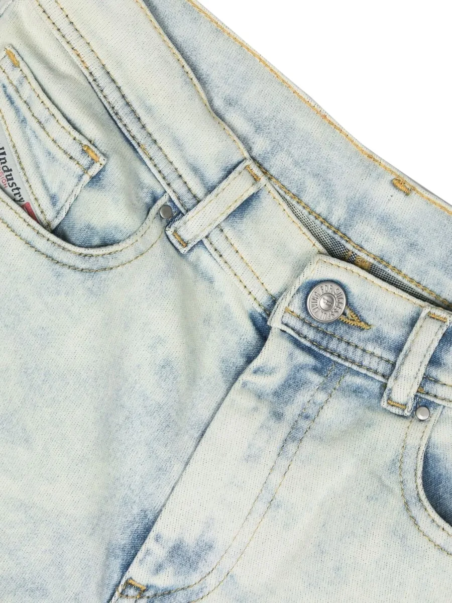 Logo-Patch Stretch-Cotton Jeans