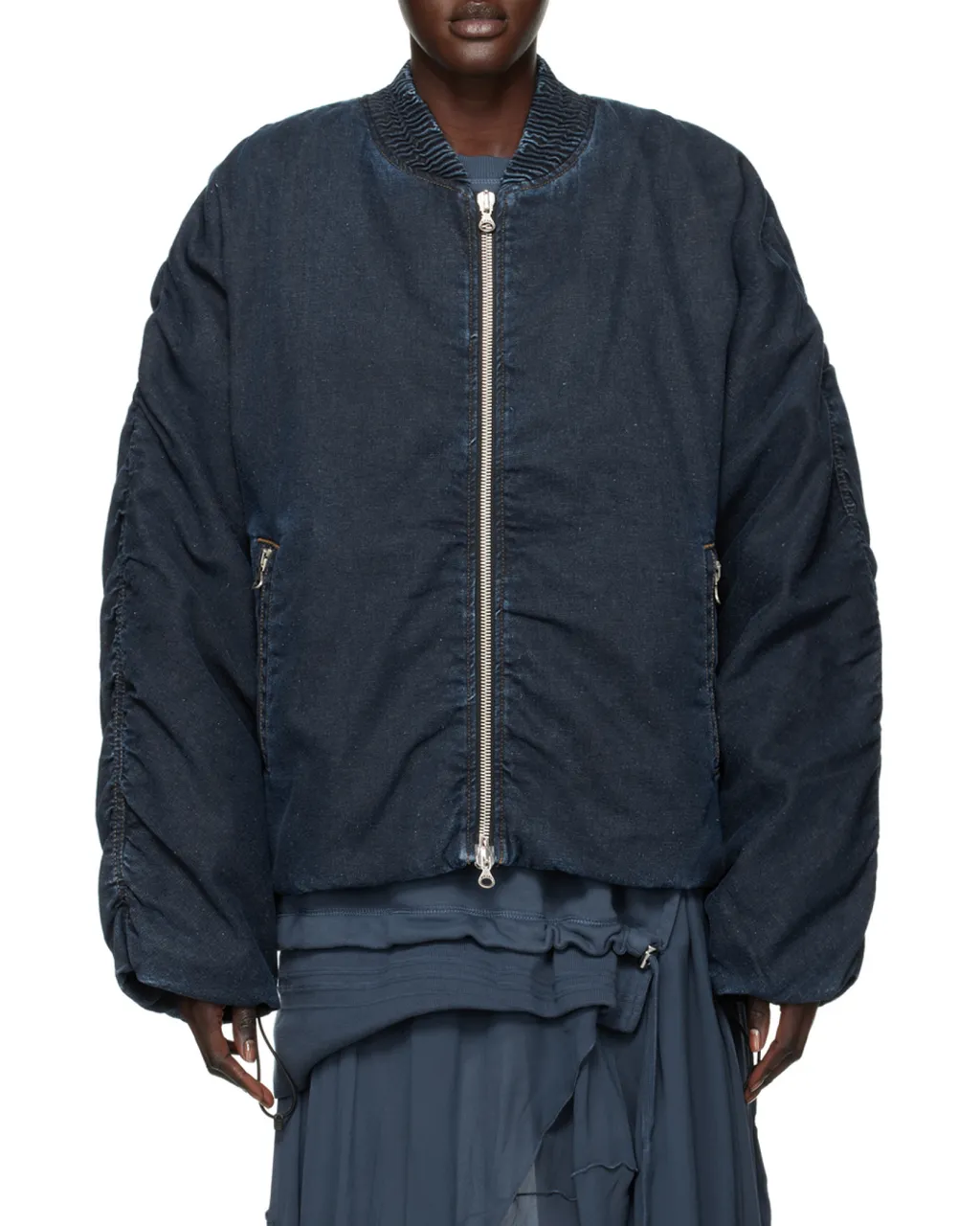 Zip-Fastening Bomber Jacket