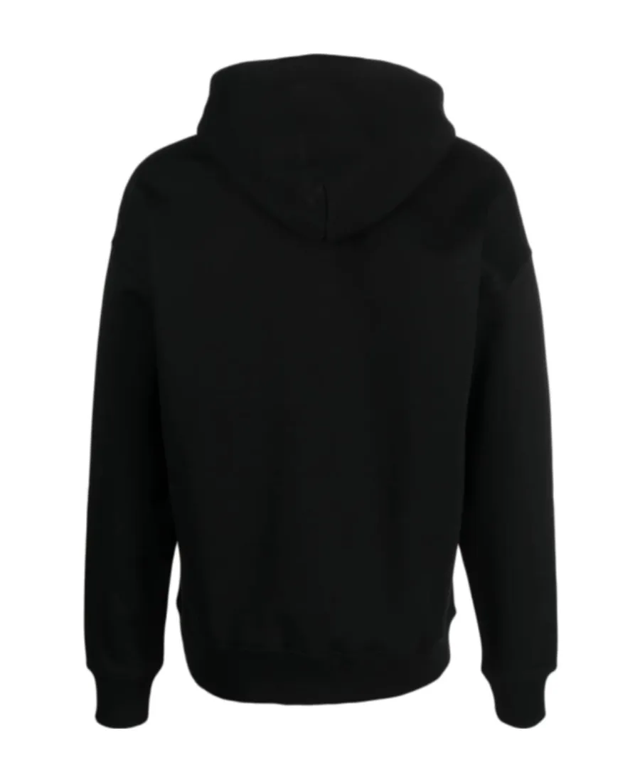 Logo Embroidered Drawstring Hoodie