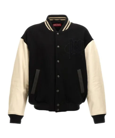 L-Nyman Panelled Bomber Jacket