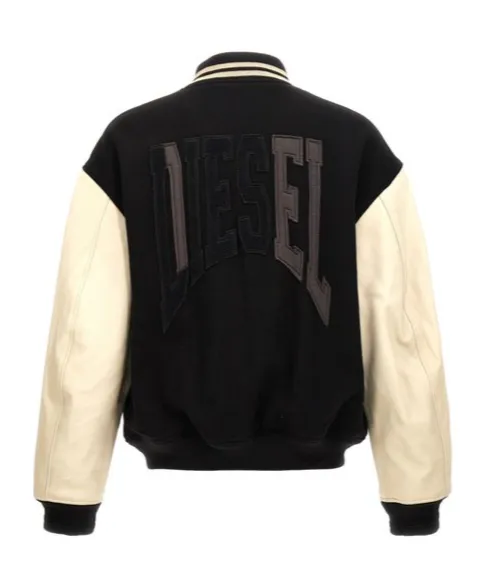 L-Nyman Panelled Bomber Jacket