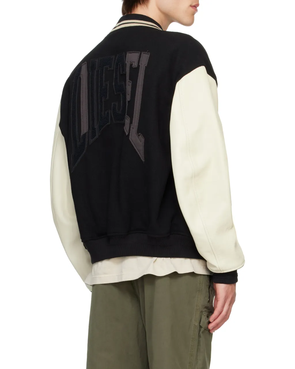 L-Nyman Panelled Bomber Jacket