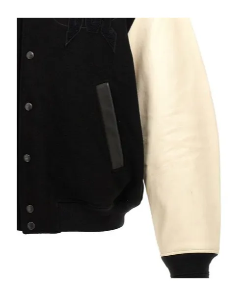 L-Nyman Panelled Bomber Jacket