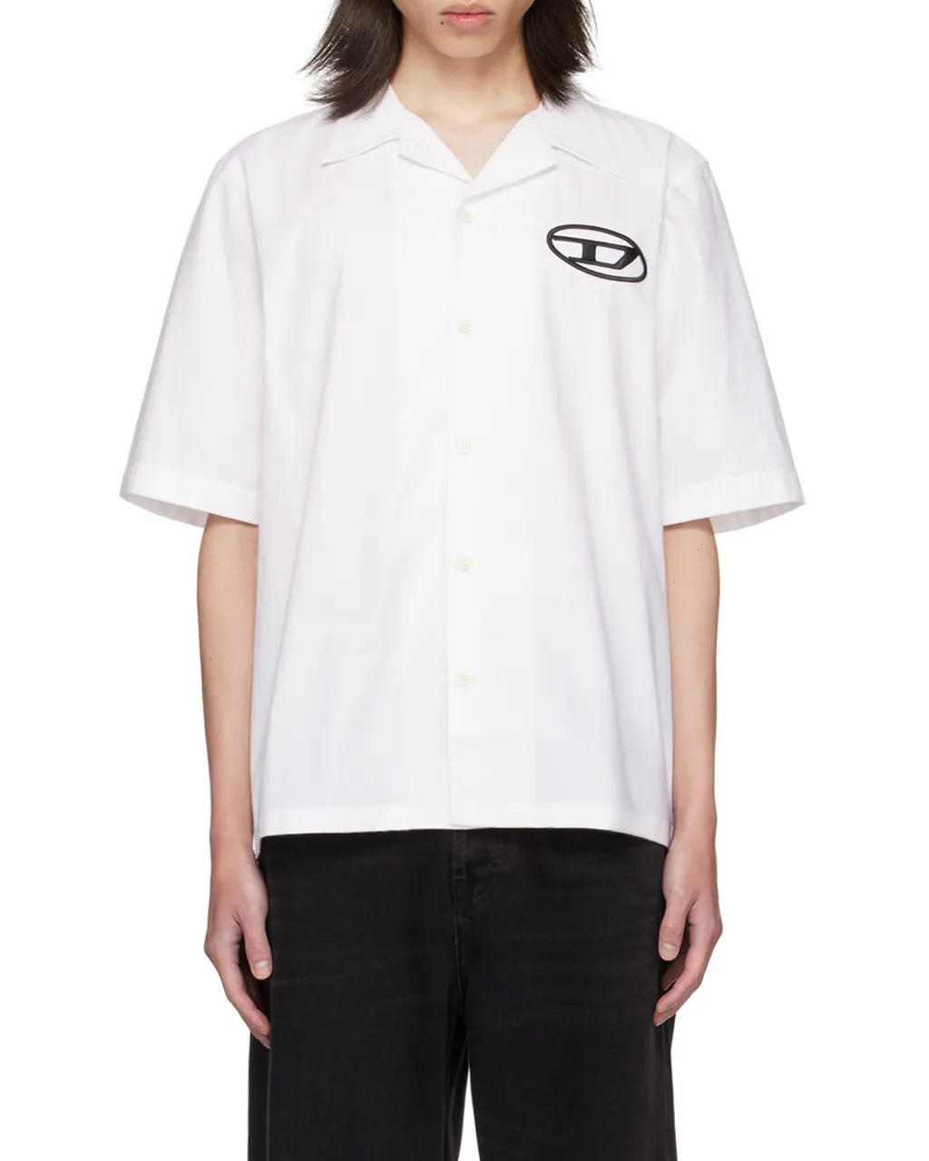 Logo Embroidered Bowling Shirt