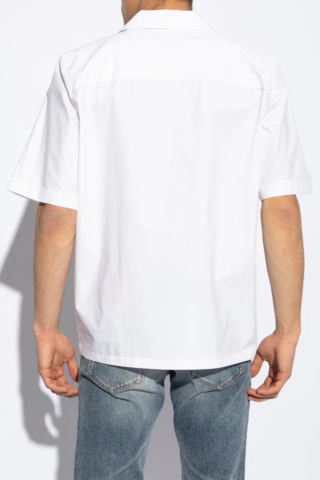 Logo Embroidered Bowling Shirt