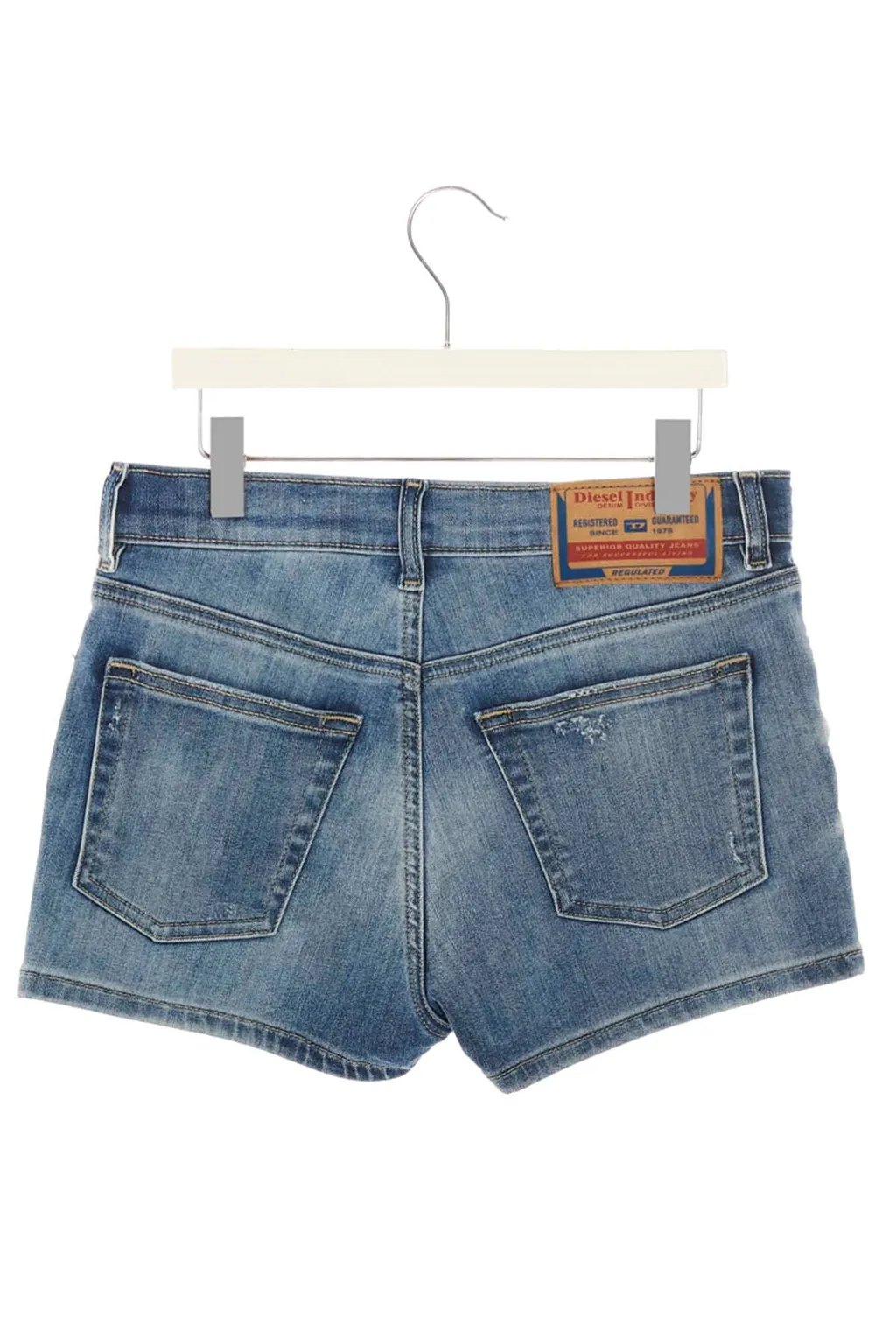Diesel Kids Pboyshort Distressed Denim Shorts
