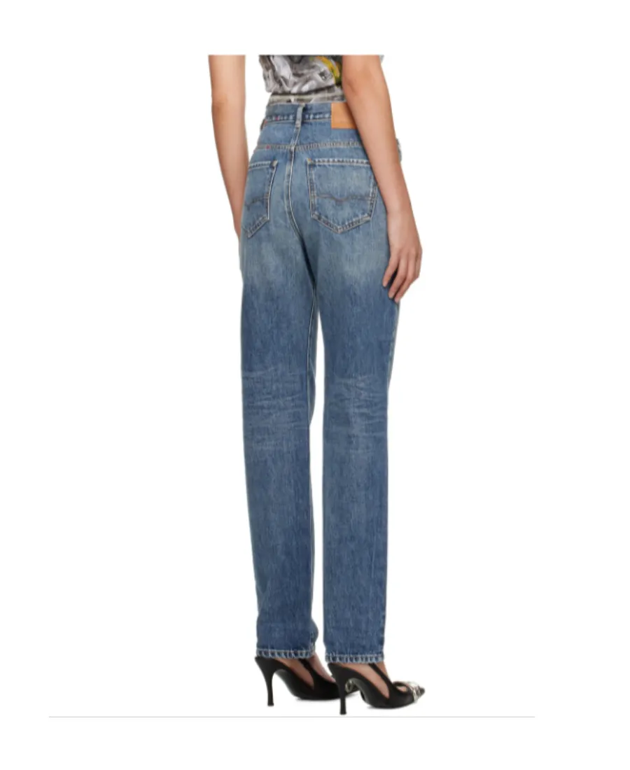 Logo Denim Trousers