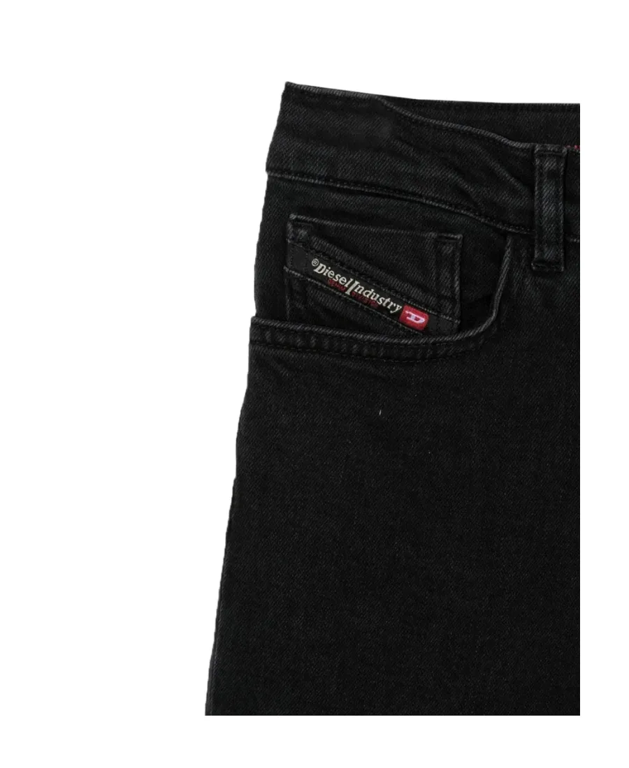 Logo Detailed Mid-Rise Jeans