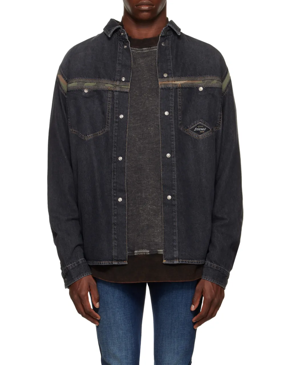 Camouflage-Print Cotton Shirt