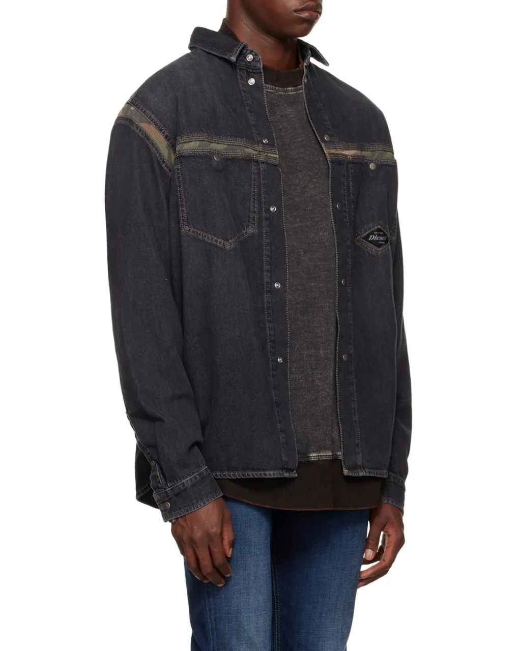 Camouflage-Print Cotton Shirt