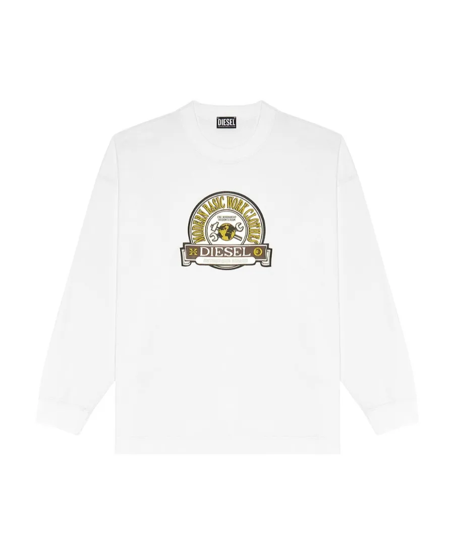 Logo Patch Crewneck Sweatshirt