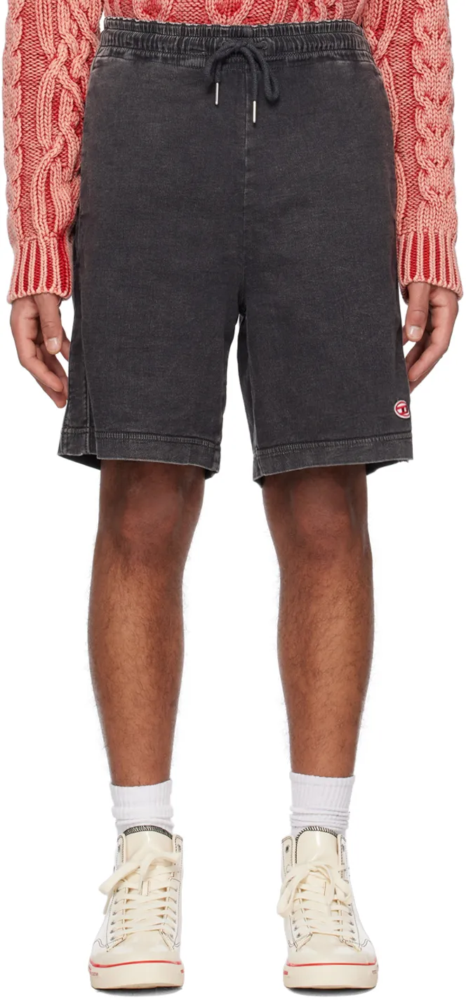 Logo Patch Drawstring Shorts