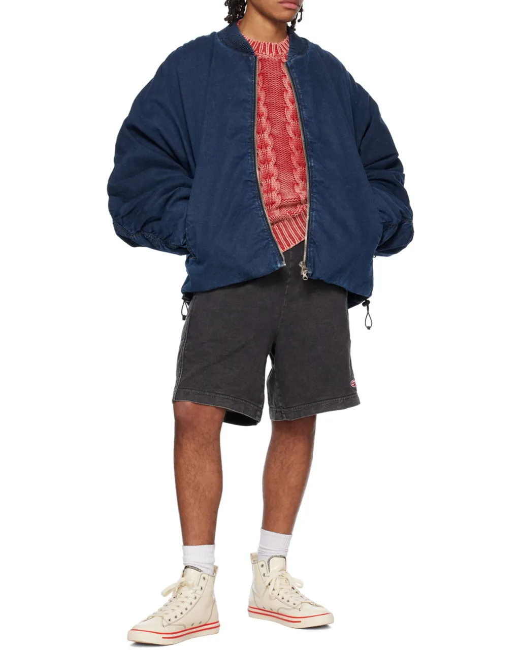 Logo Patch Drawstring Shorts