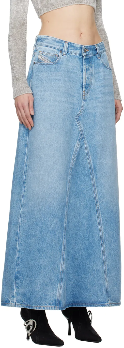 De-Pago Denim Maxi Skirt