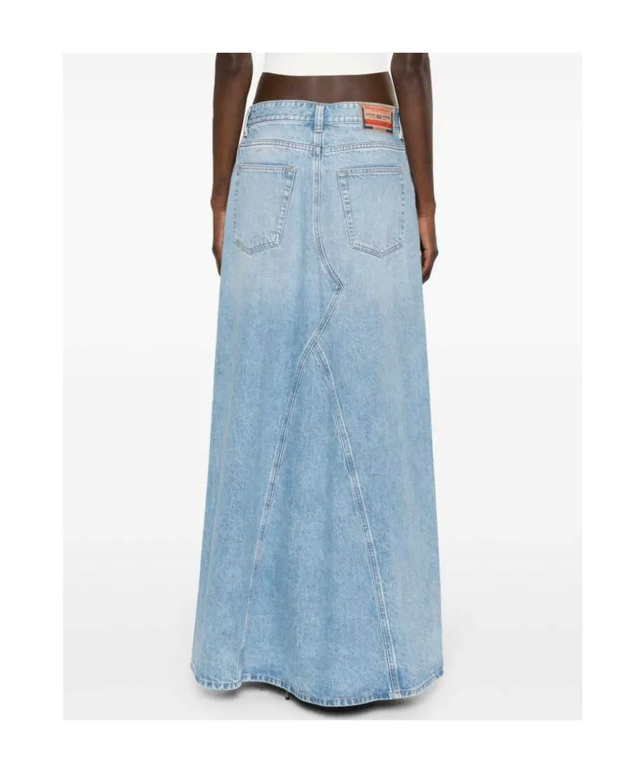 De-Pago Denim Maxi Skirt