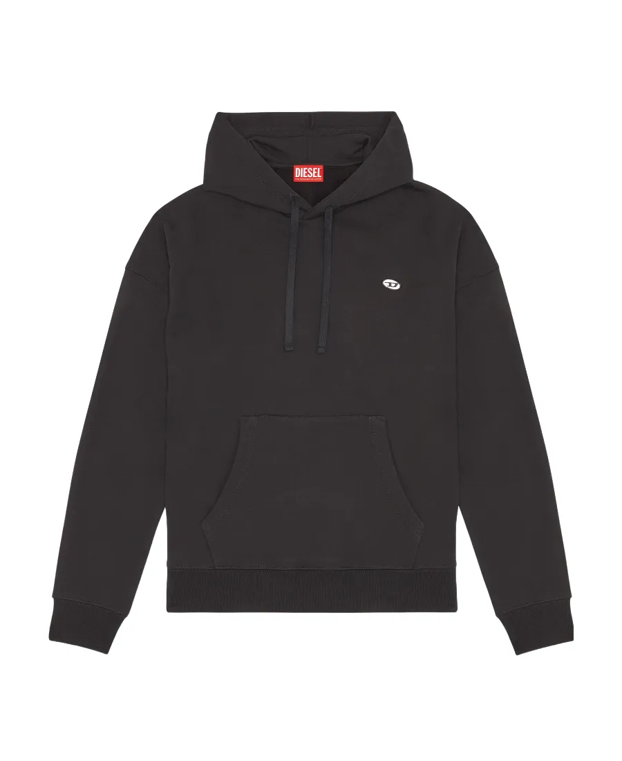 Logo-Patch Drawstring Hoodie