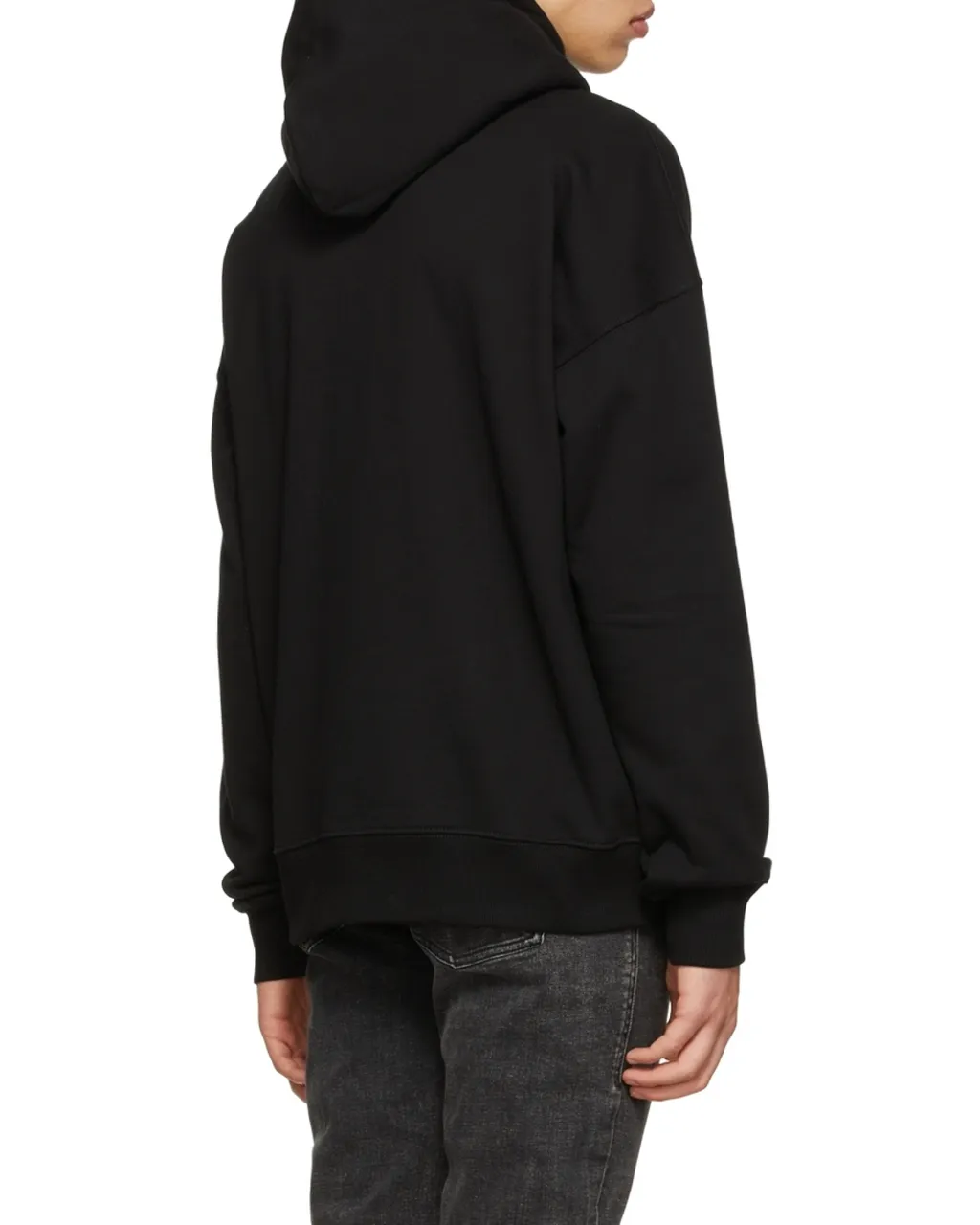Logo-Patch Drawstring Hoodie