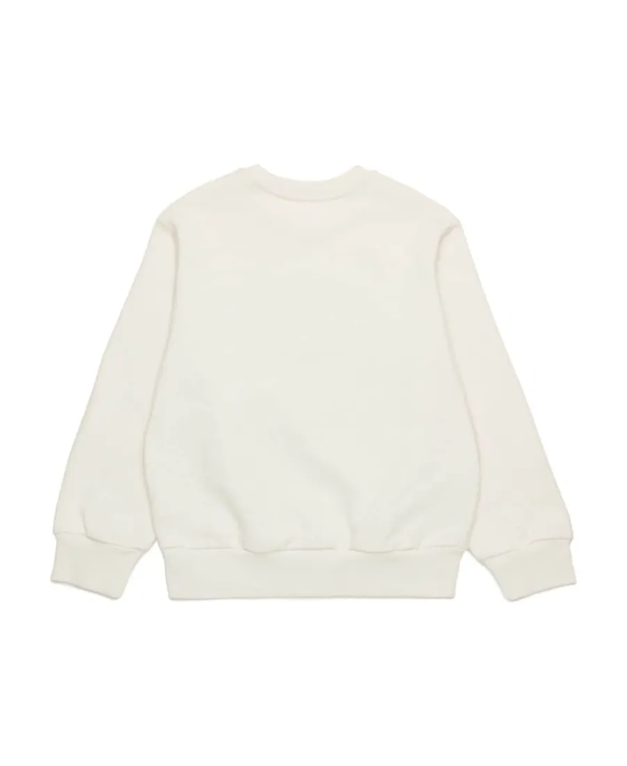 Diesel Kids Smartbigoval Over Oval D Logo Embossed Sweatshirt