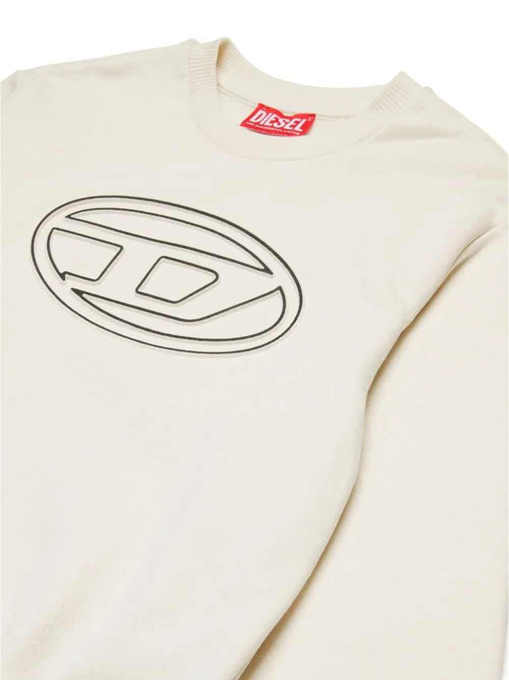 Diesel Kids Smartbigoval Over Oval D Logo Embossed Sweatshirt