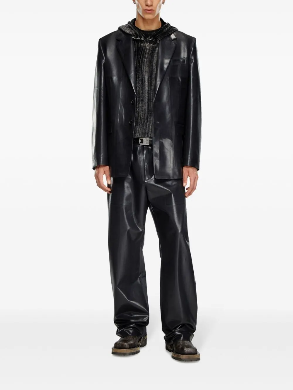 J-Stanley Coated-Finish Blazer