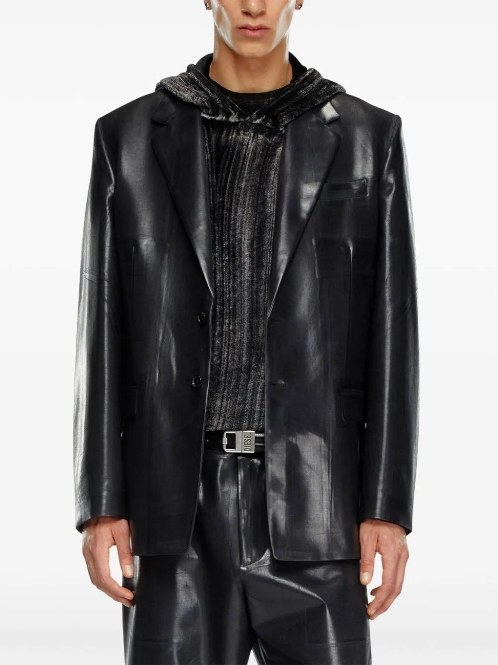 J-Stanley Coated-Finish Blazer