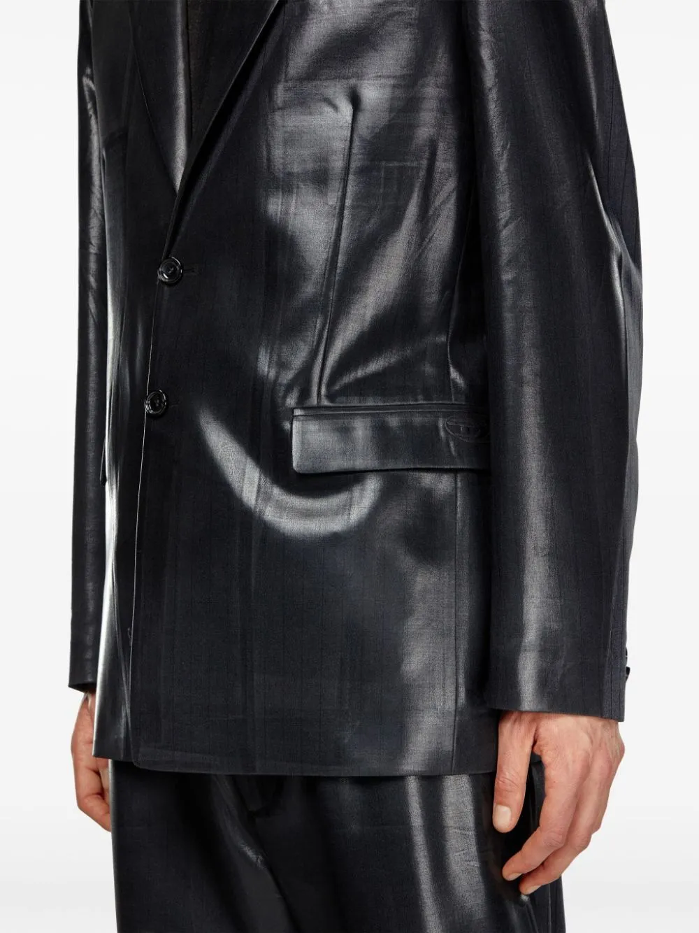 J-Stanley Coated-Finish Blazer