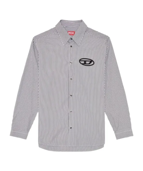 S-Simply-E Striped Long-Sleeved Shirt